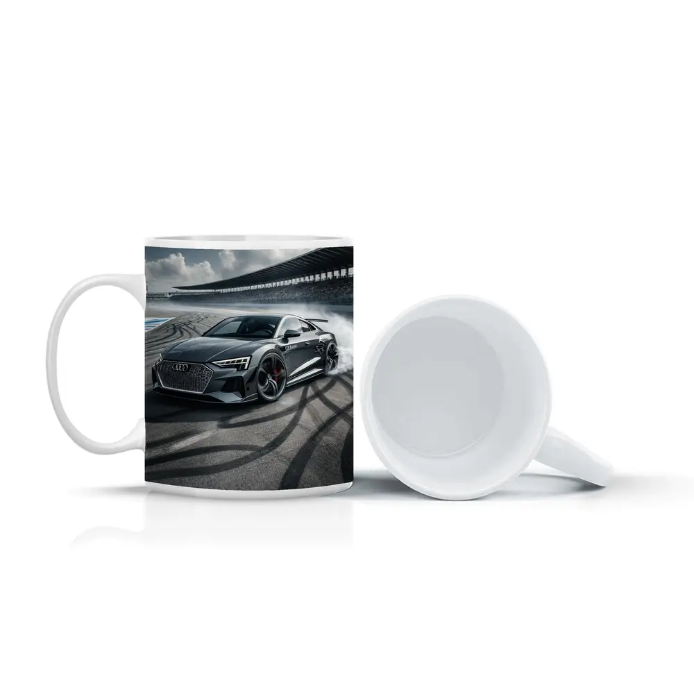 Audi E-Tron GT Drifting On Race Track – Mugs