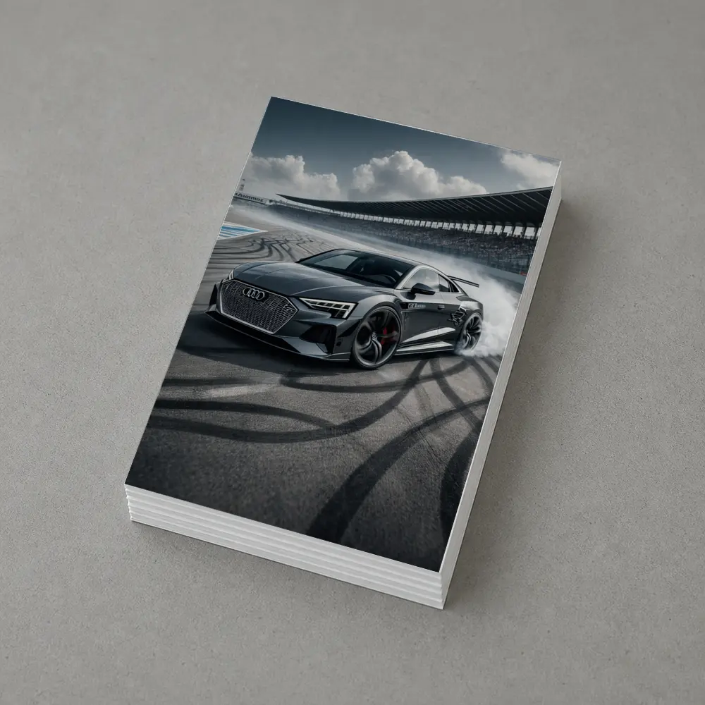 Audi E-Tron GT Drifting On Race Track – Postcards
