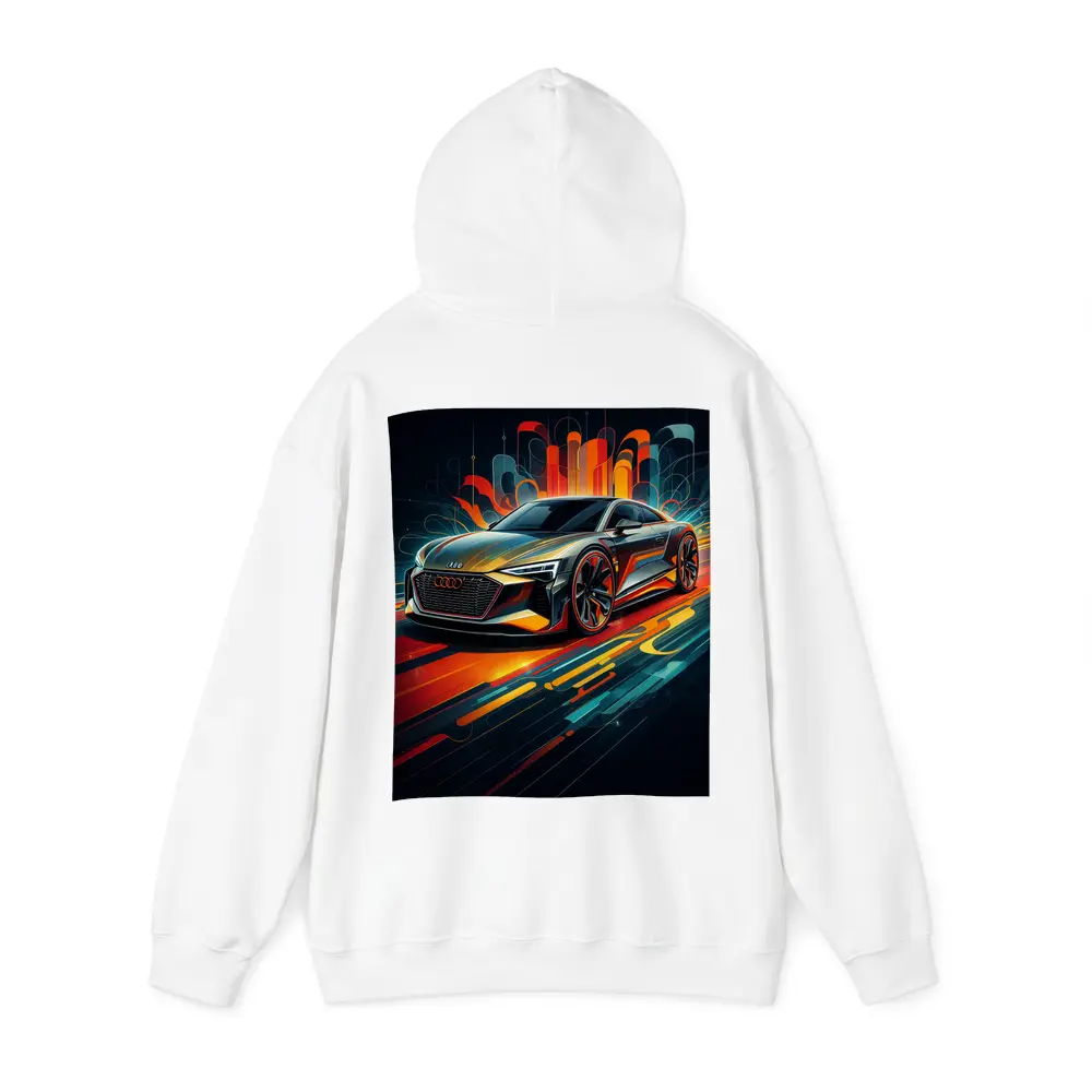Audi E-Tron GT Abstract Neon Art – Hoodies