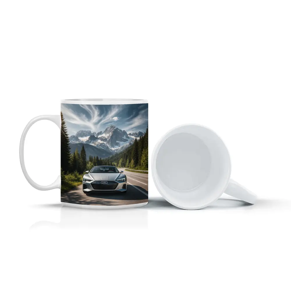 Audi E Tron GT Alpine Mountain Road – Mugs