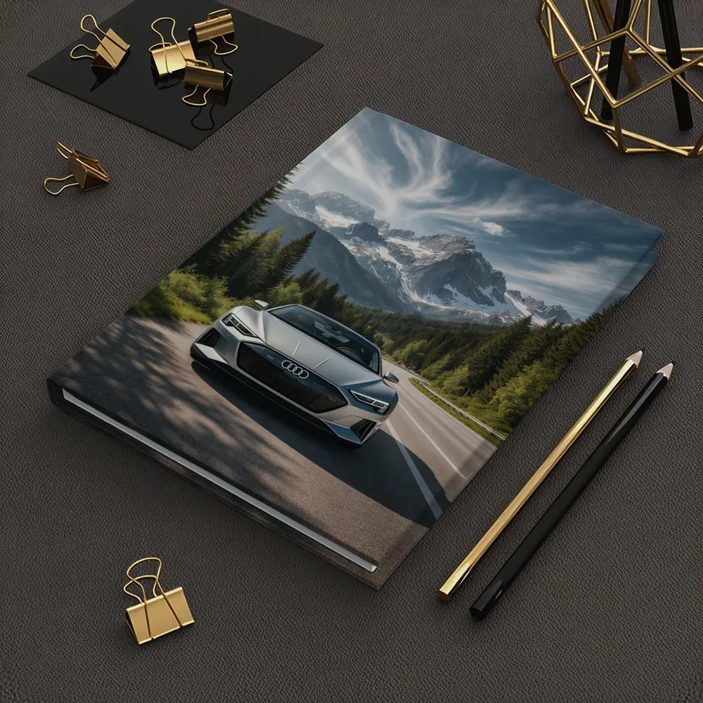 Audi E Tron GT Alpine Mountain Road – Notebooks