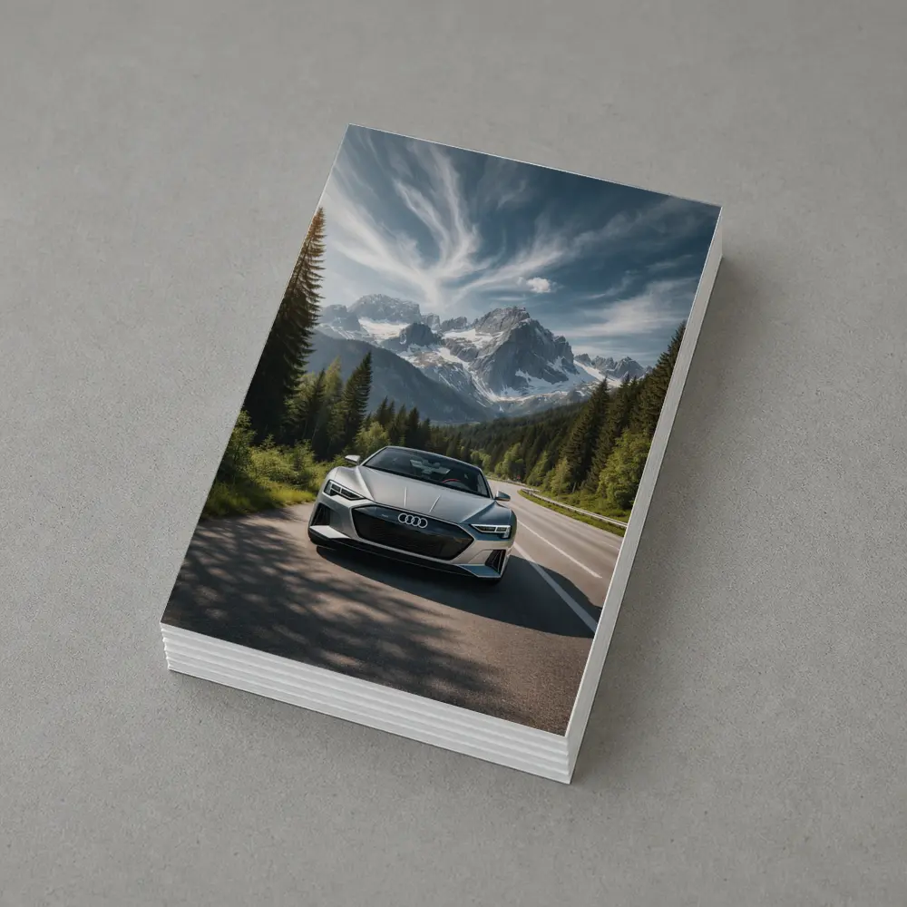 Audi E Tron GT Alpine Mountain Road – Postcards