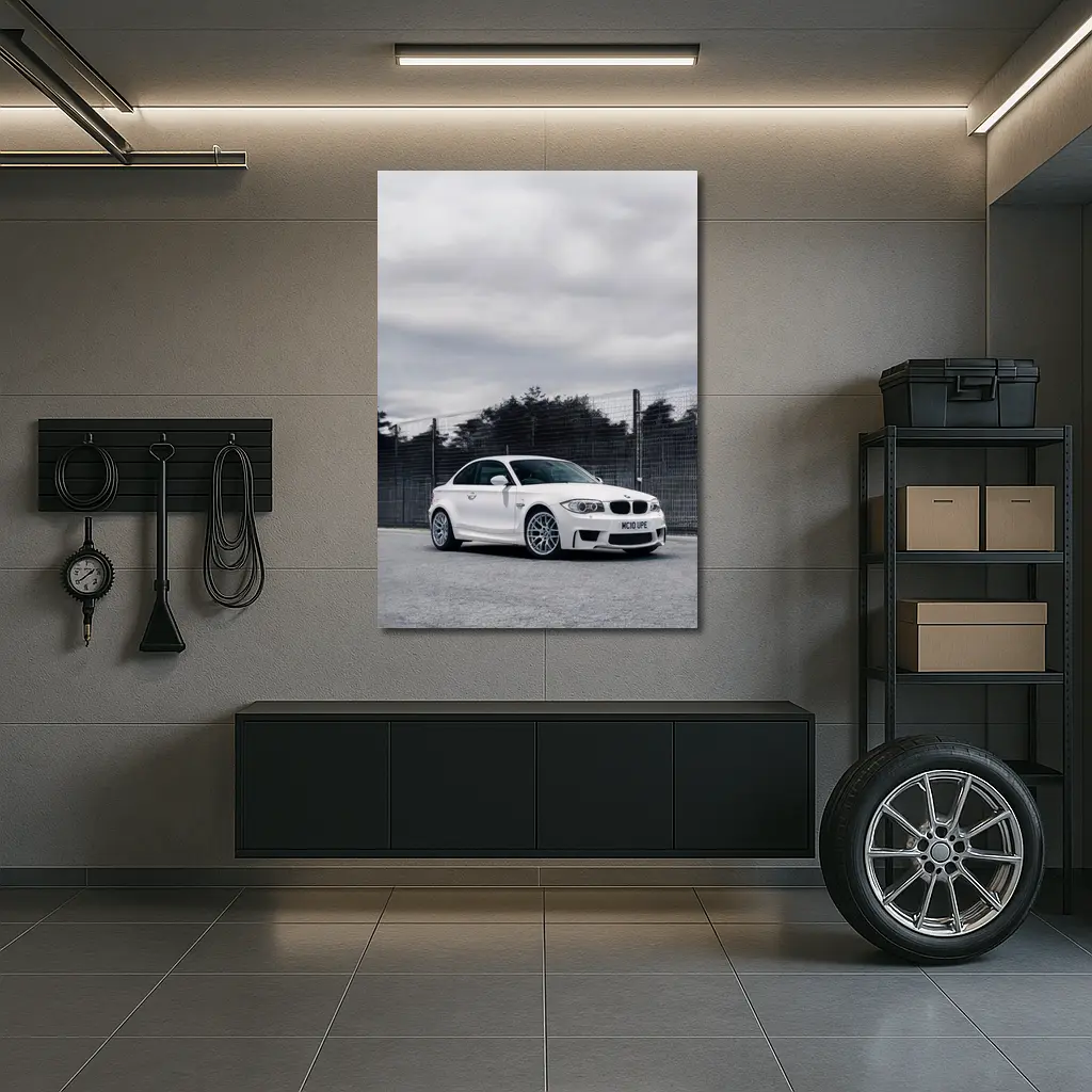 BMW One Series M Coupe Overcast Track – Wall Art