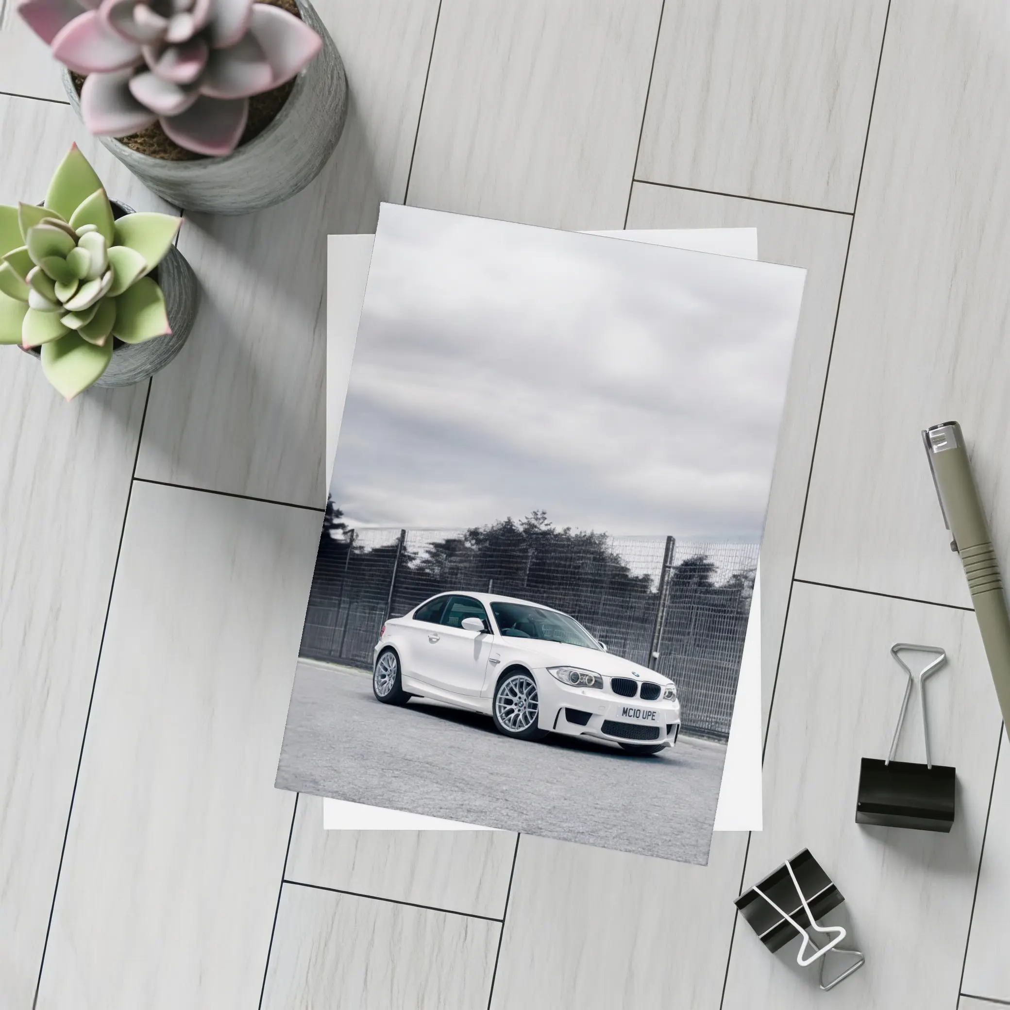 BMW One Series M Coupe Overcast Track – Postcards