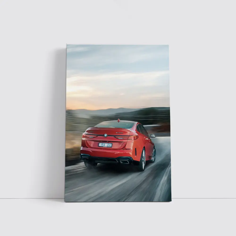 BMW 2 Gran Coupe Red Road Speed – Wall Art