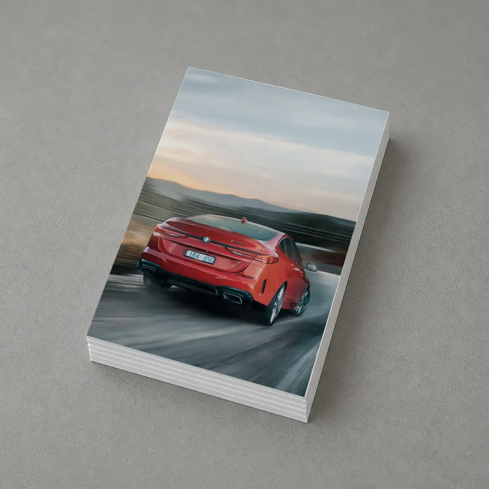 BMW 2 Gran Coupe Red Road Speed – Postcards