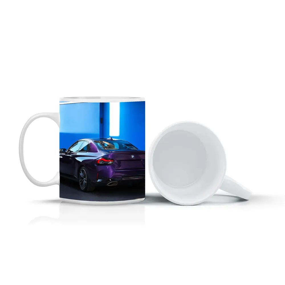 BMW 2 Series Coupe Purple Blue Wall – Mugs