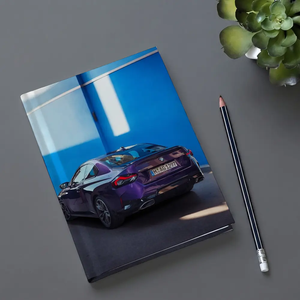 BMW 2 Series Coupe Purple Blue Wall – Notebooks