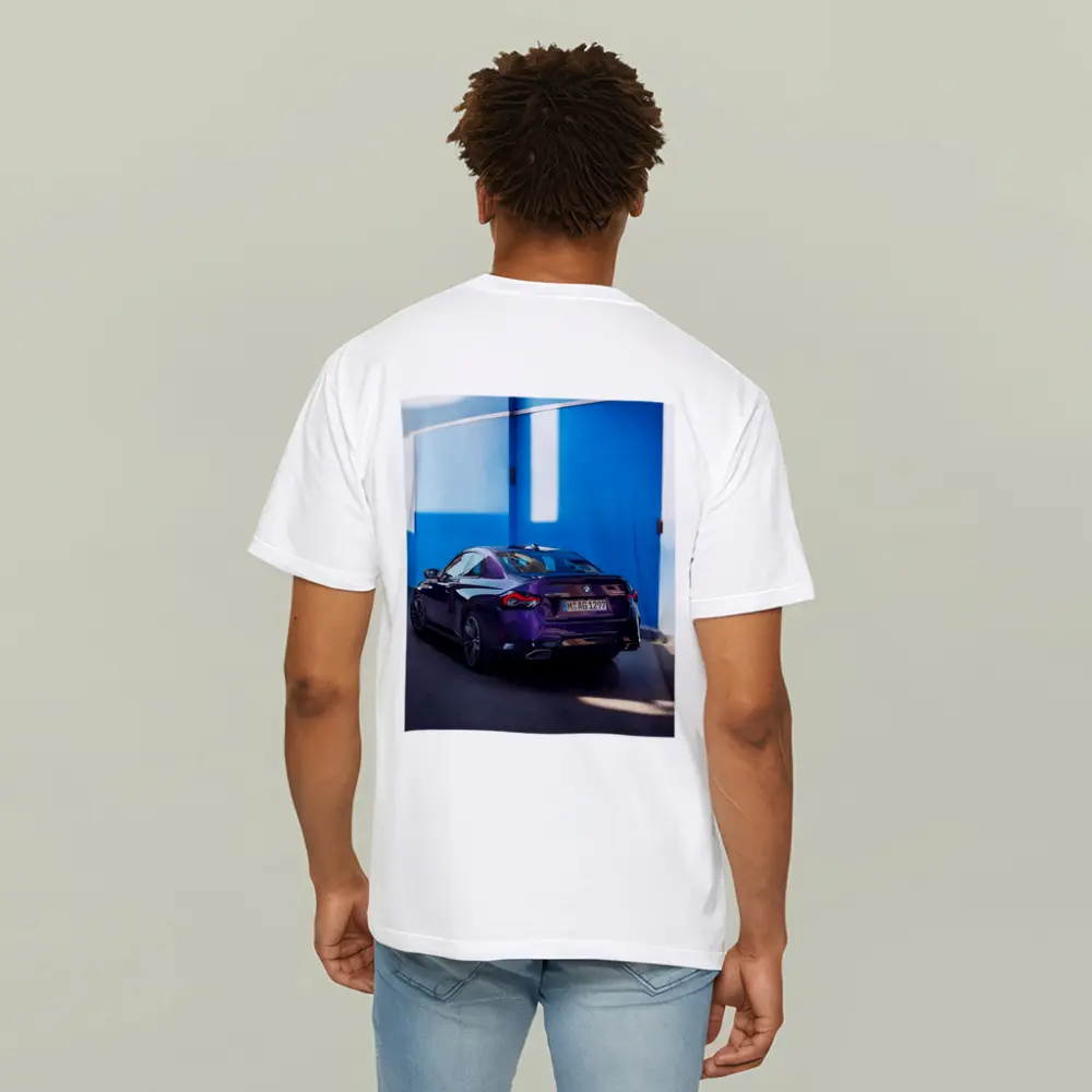 BMW 2 Series Coupe Purple Blue Wall – T-Shirts