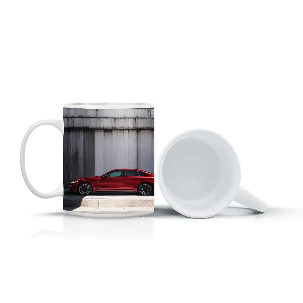 BMW 2 Series Gran Coupe Red Concrete Wall – Mugs