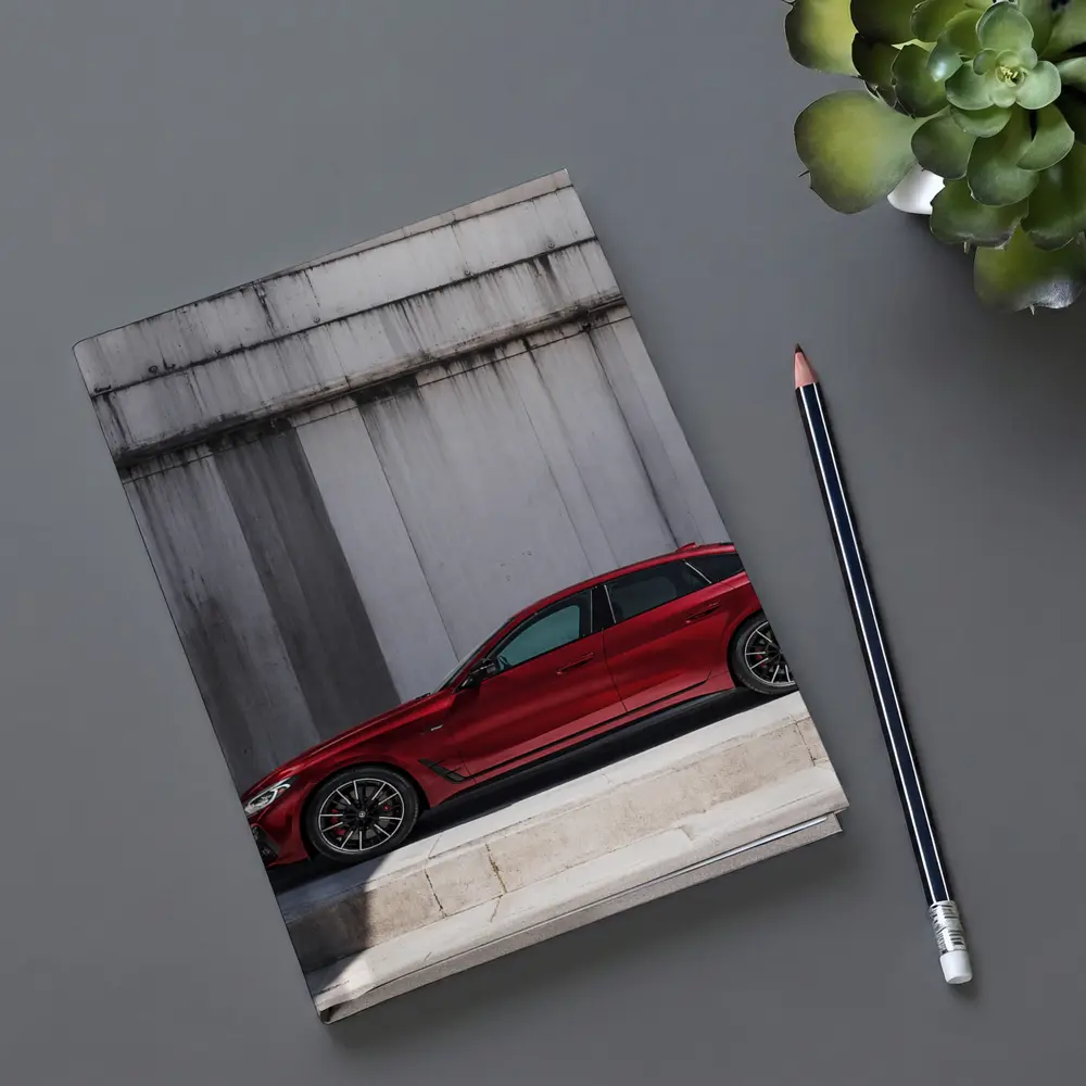BMW 2 Series Gran Coupe Red Concrete Wall – Notebooks