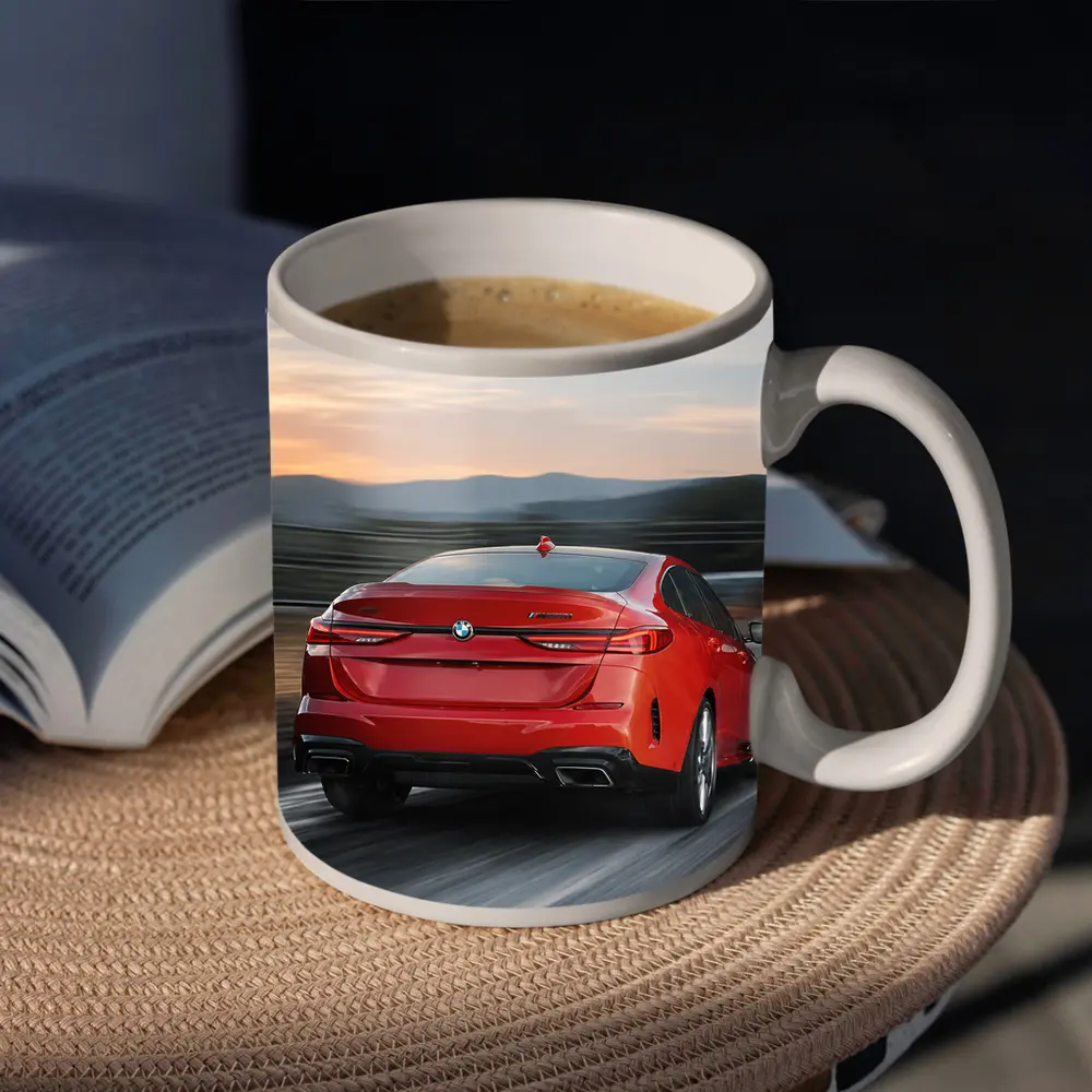 BMW 2 Series Gran Coupe Red Highway Drive – Mugs
