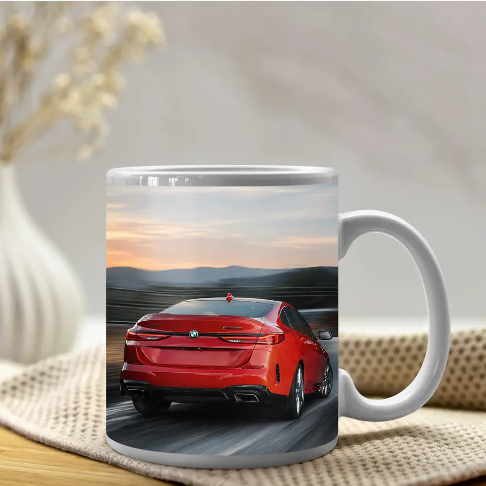 BMW 2 Series Gran Coupe Red Highway Drive – Mugs