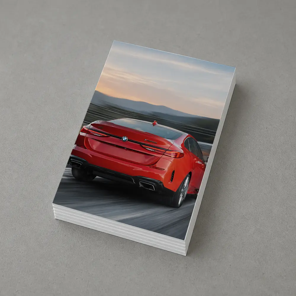 BMW 2 Series Gran Coupe Red Highway Drive – Postcards