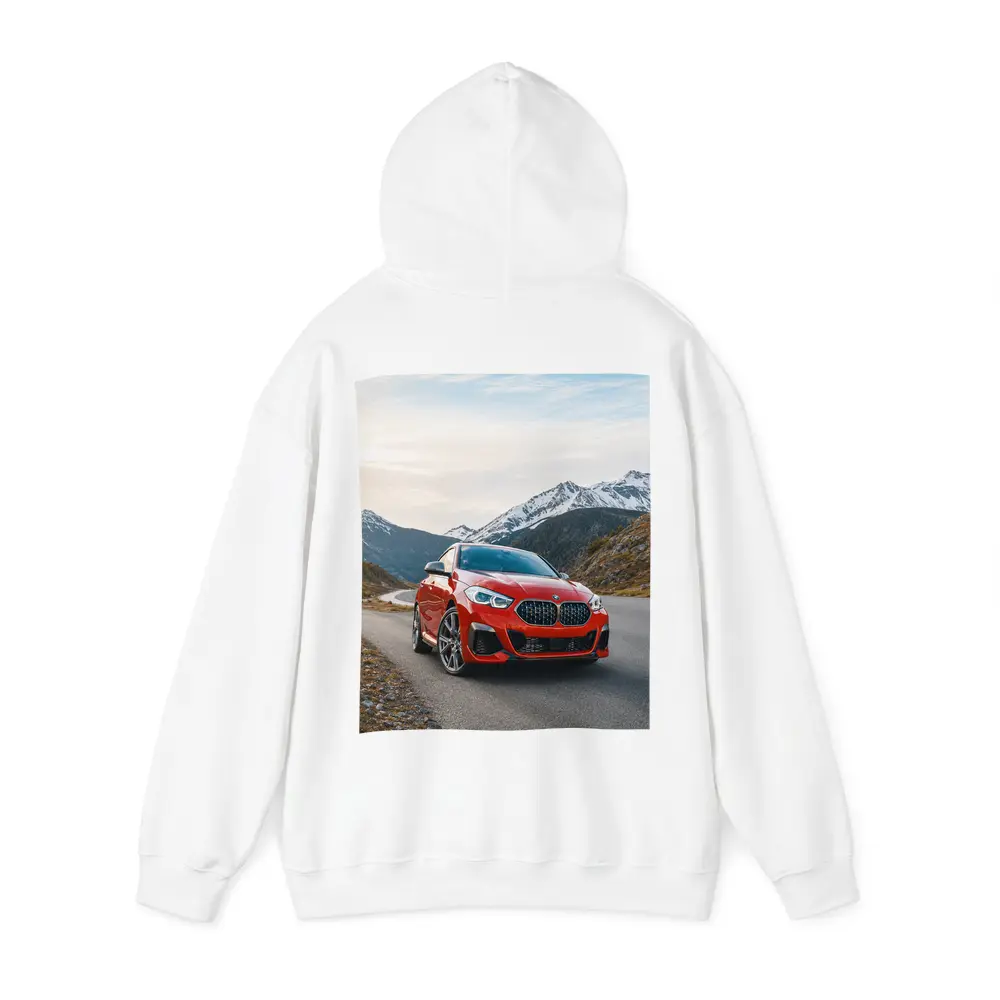 BMW 2 Series Red Alpine Mountain Road – Hoodies
