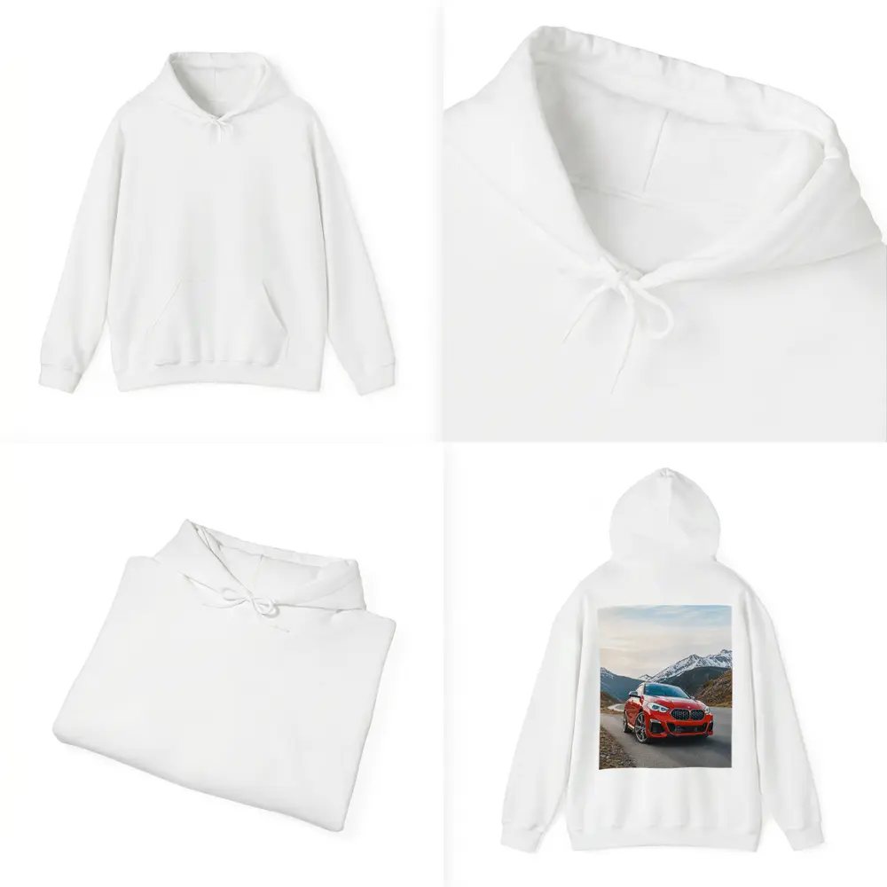 BMW 2 Series Red Alpine Mountain Road – Hoodies