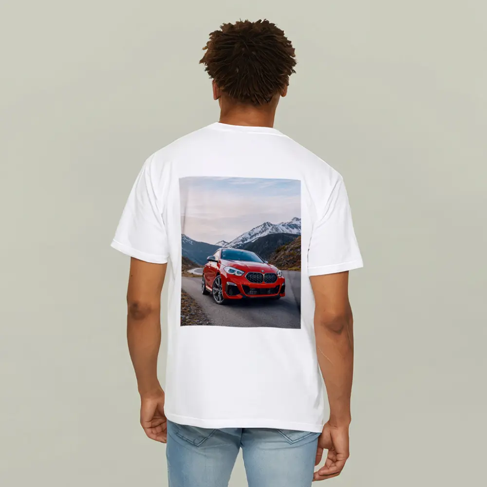 BMW 2 Series Red Alpine Mountain Road – T-Shirts