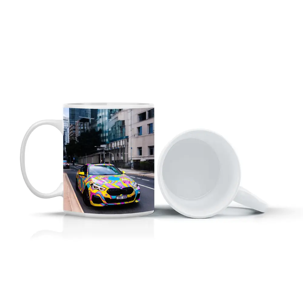 BMW 2 Series Gran Coupe Psychedelic City Street – Mugs