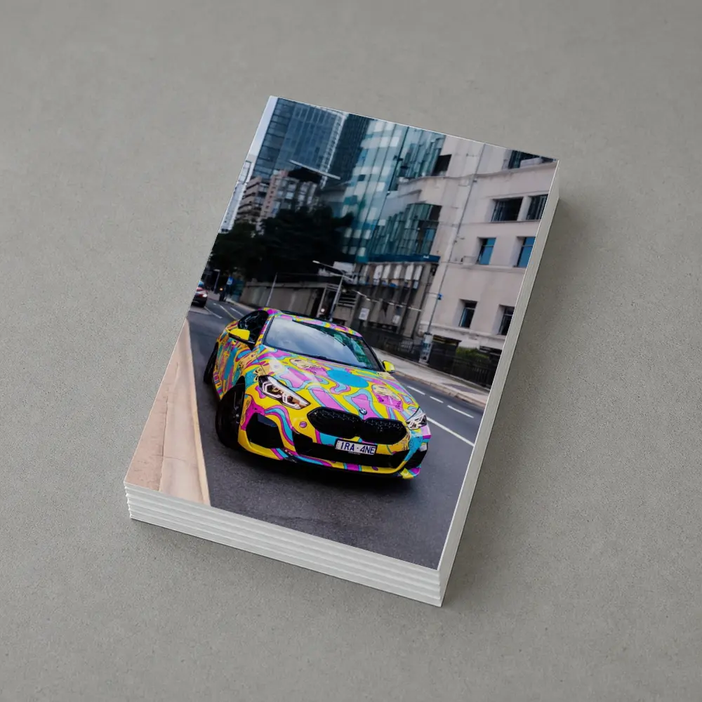 BMW 2 Series Gran Coupe Psychedelic City Street – Postcards