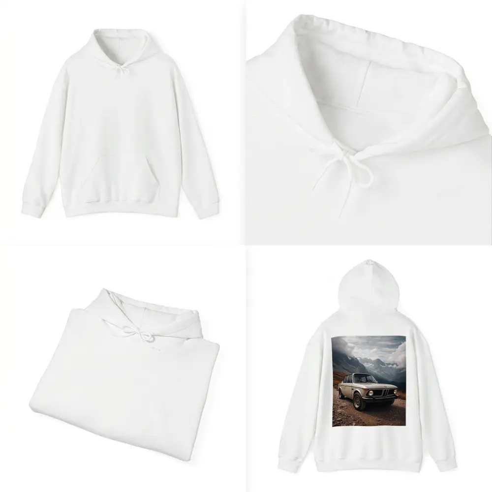 BMW 2002 Classic Car Mountain Road – Hoodies