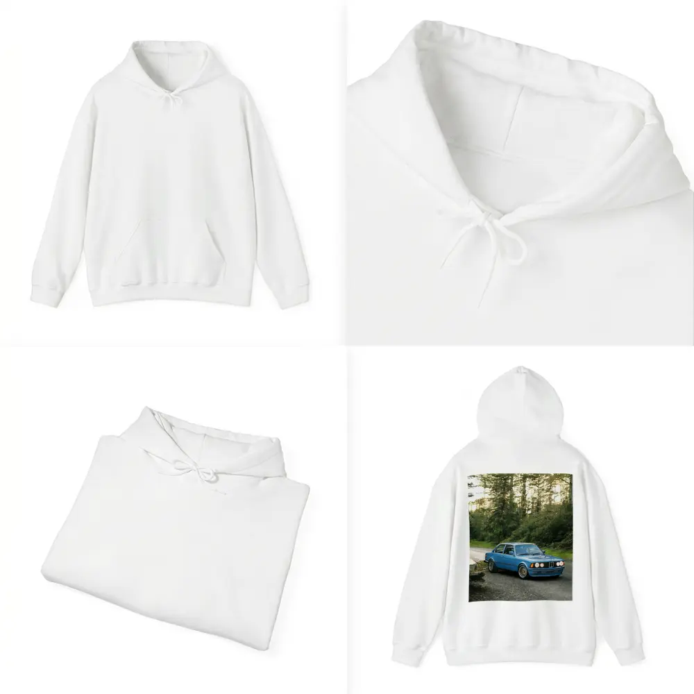 BMW E21 3 Series Blue Forest Road – Hoodies