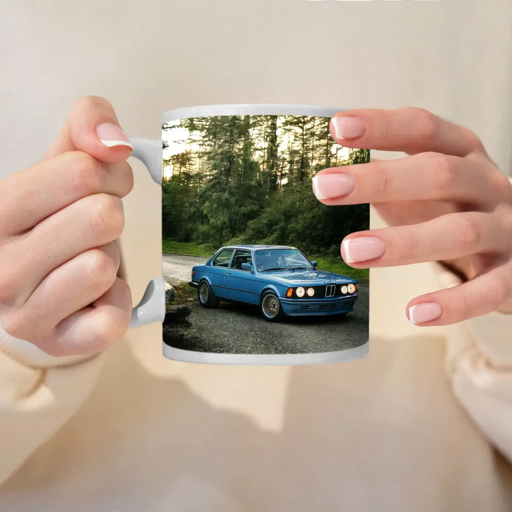 BMW E21 3 Series Blue Forest Road – Mugs