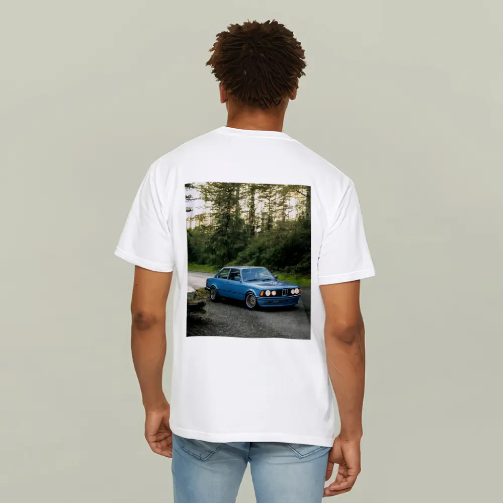 BMW E21 3 Series Blue Forest Road – T-Shirts