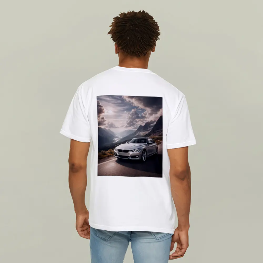 BMW 3 Series Mountain Road Silver – T-Shirts