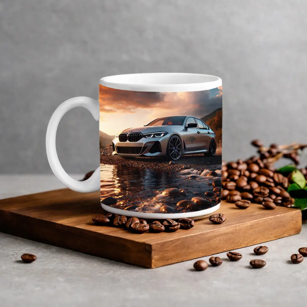 BMW 3 Series Parked by Rocky River – Mugs