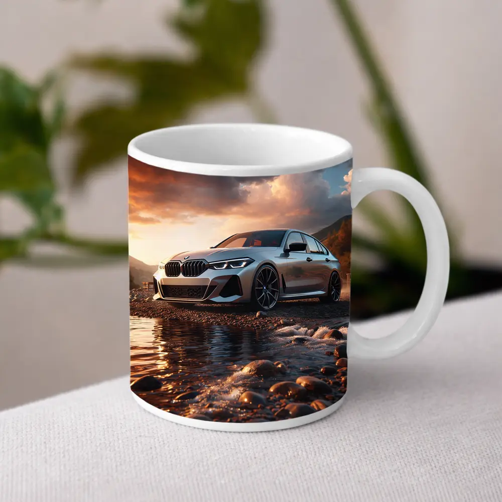 BMW 3 Series Parked by Rocky River – Mugs