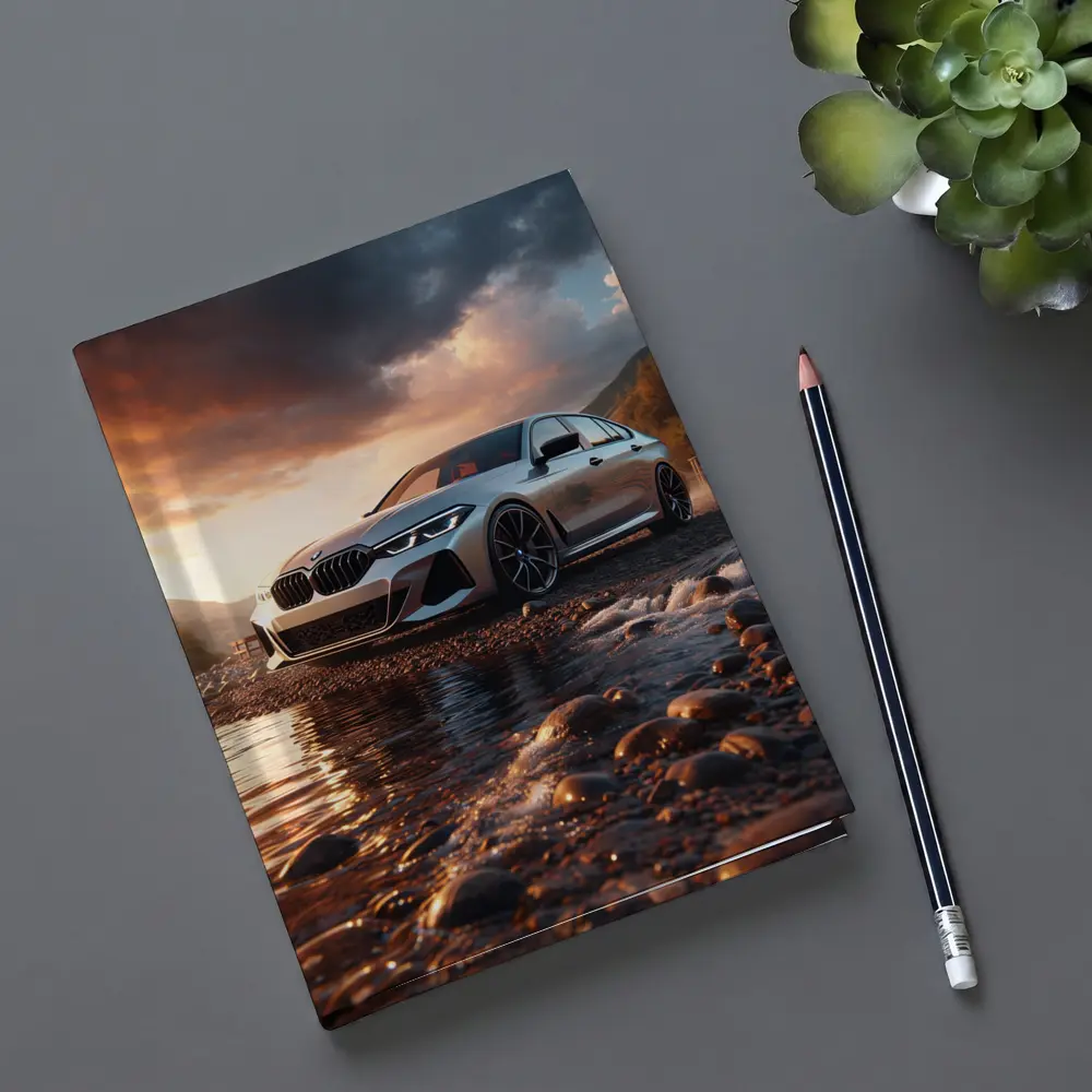 BMW 3 Series Parked by Rocky River – Notebooks