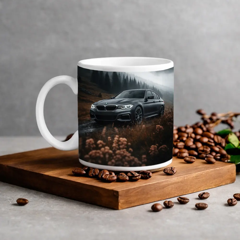 BMW 3 Series Dark Moody Mountain Road – Mugs
