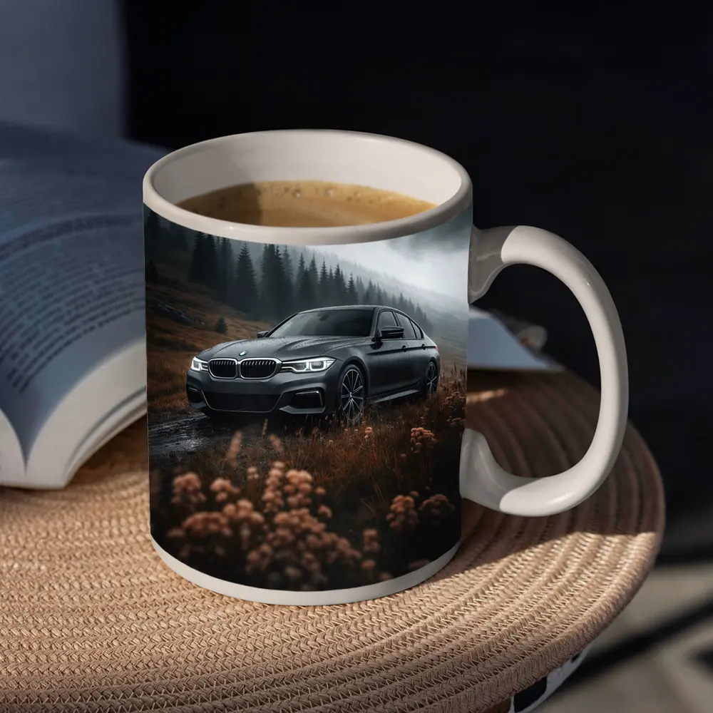 BMW 3 Series Dark Moody Mountain Road – Mugs
