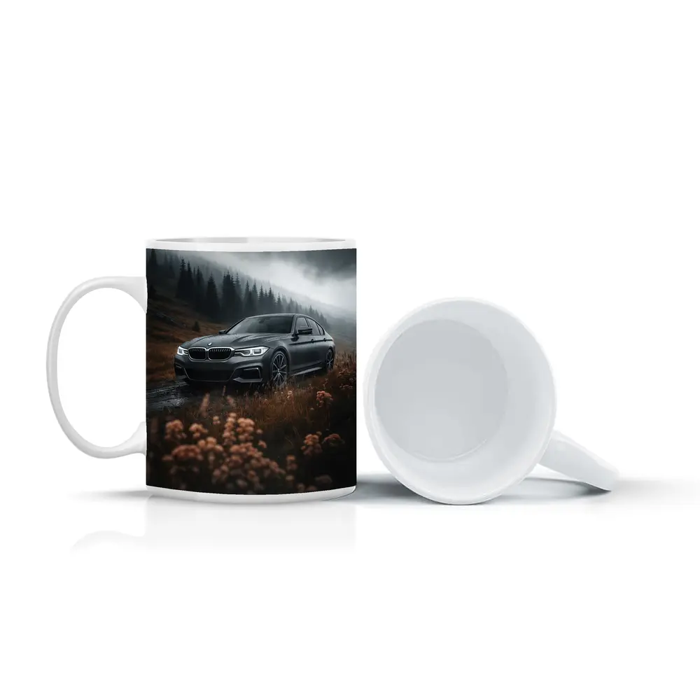 BMW 3 Series Dark Moody Mountain Road – Mugs