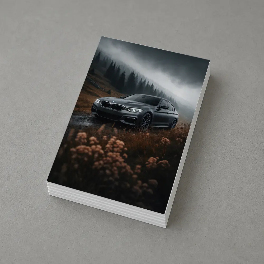 BMW 3 Series Dark Moody Mountain Road – Postcards