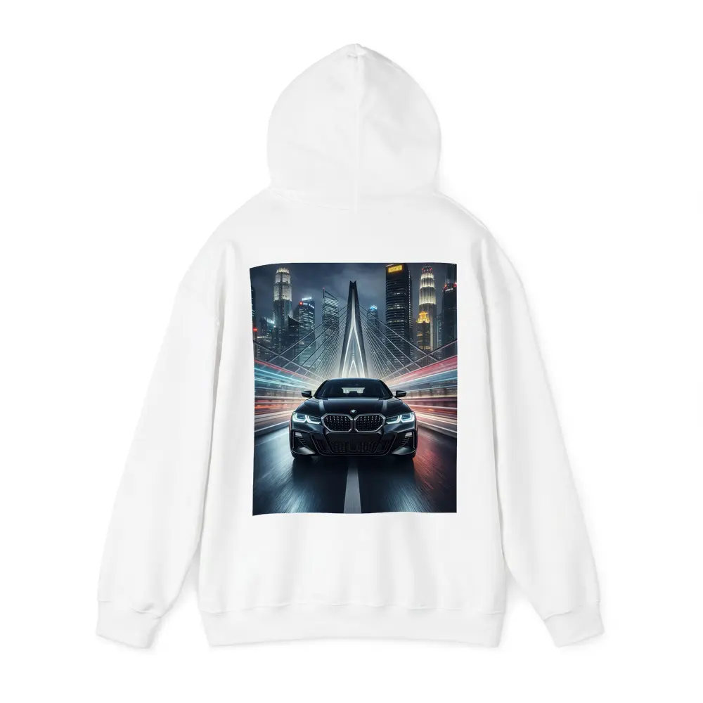 BMW Four Series Night City Bridge Drive – Hoodies