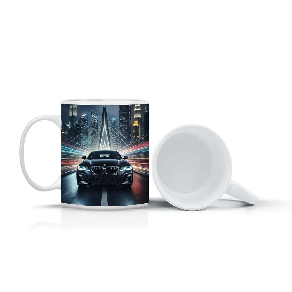 BMW Four Series Night City Bridge Drive – Mugs