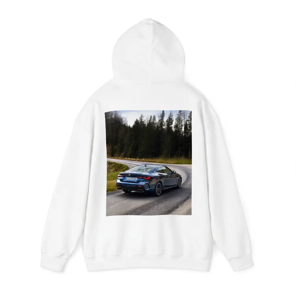 BMW 4 Series Coupe On Winding Forest Road – Hoodies