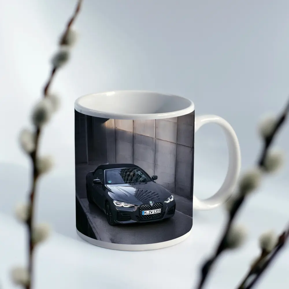 BMW 4 Series Convertible Gray Urban Wall – Mugs