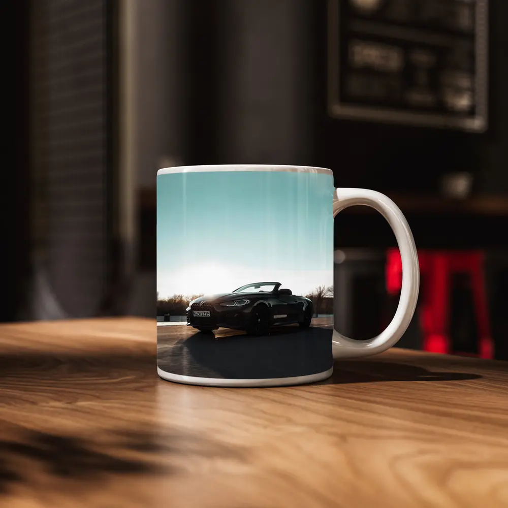 BMW 4 Series Convertible Black Open Road – Mugs