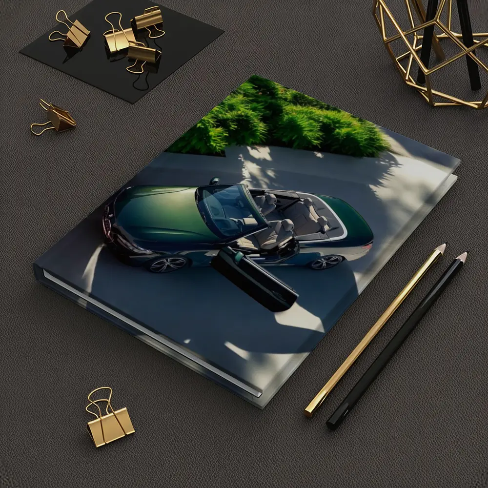 BMW 4 Series Convertible Green Aerial View – Notebooks