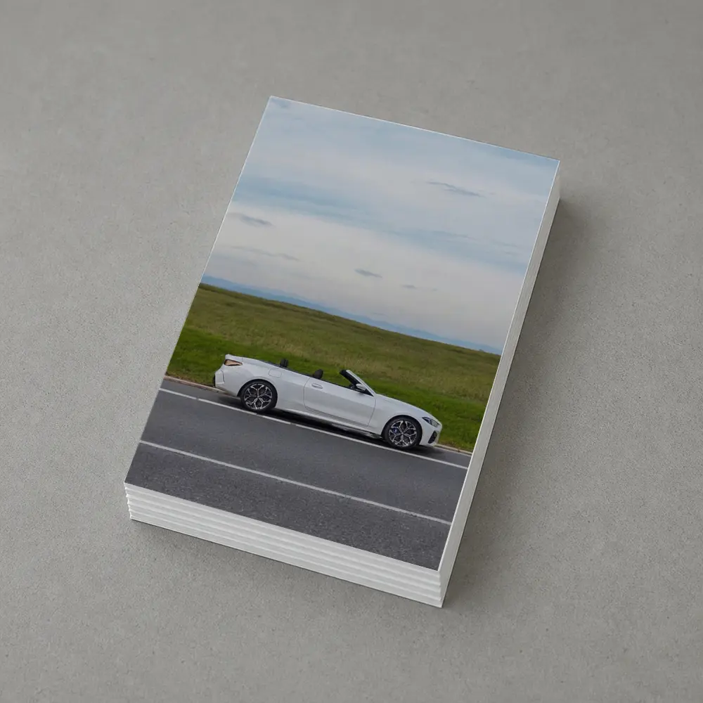 BMW 4 Series Convertible Open Road Fields – Postcards