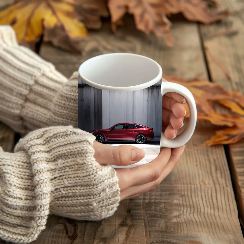 BMW 4 Series Gran Coupe Red Side Profile – Mugs