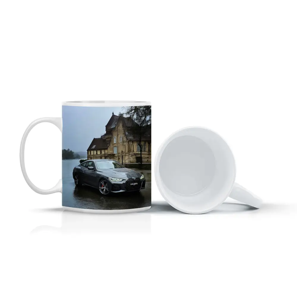 BMW 4 Series Coupe Rainy European Backdrop – Mugs