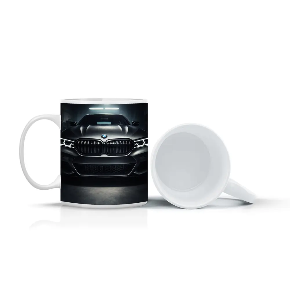 BMW M5 Dark Garage Front View – Mugs