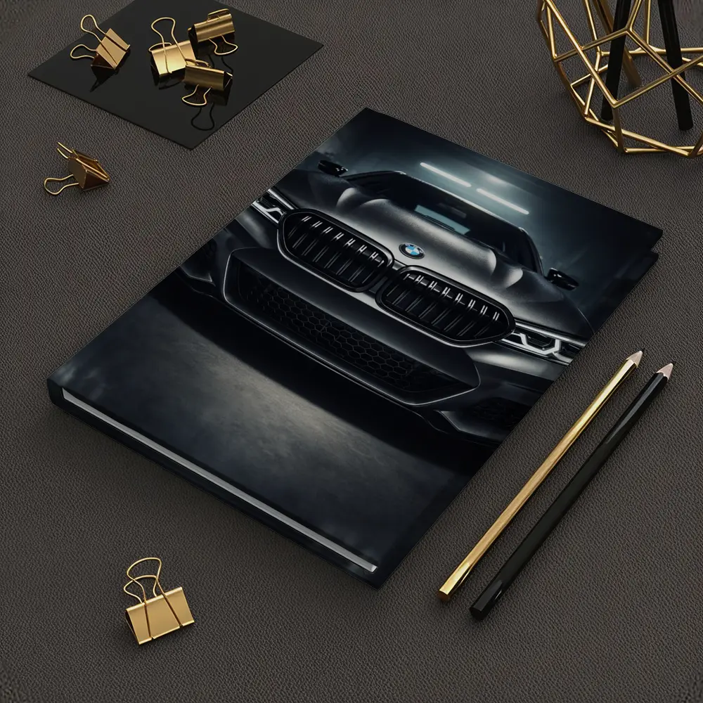 BMW M5 Dark Garage Front View – Notebooks