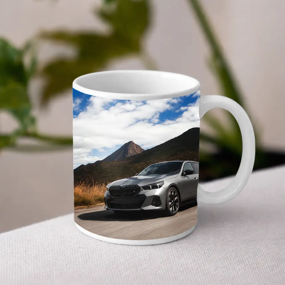 BMW Five Series Touring Mountain Road Drive – Mugs