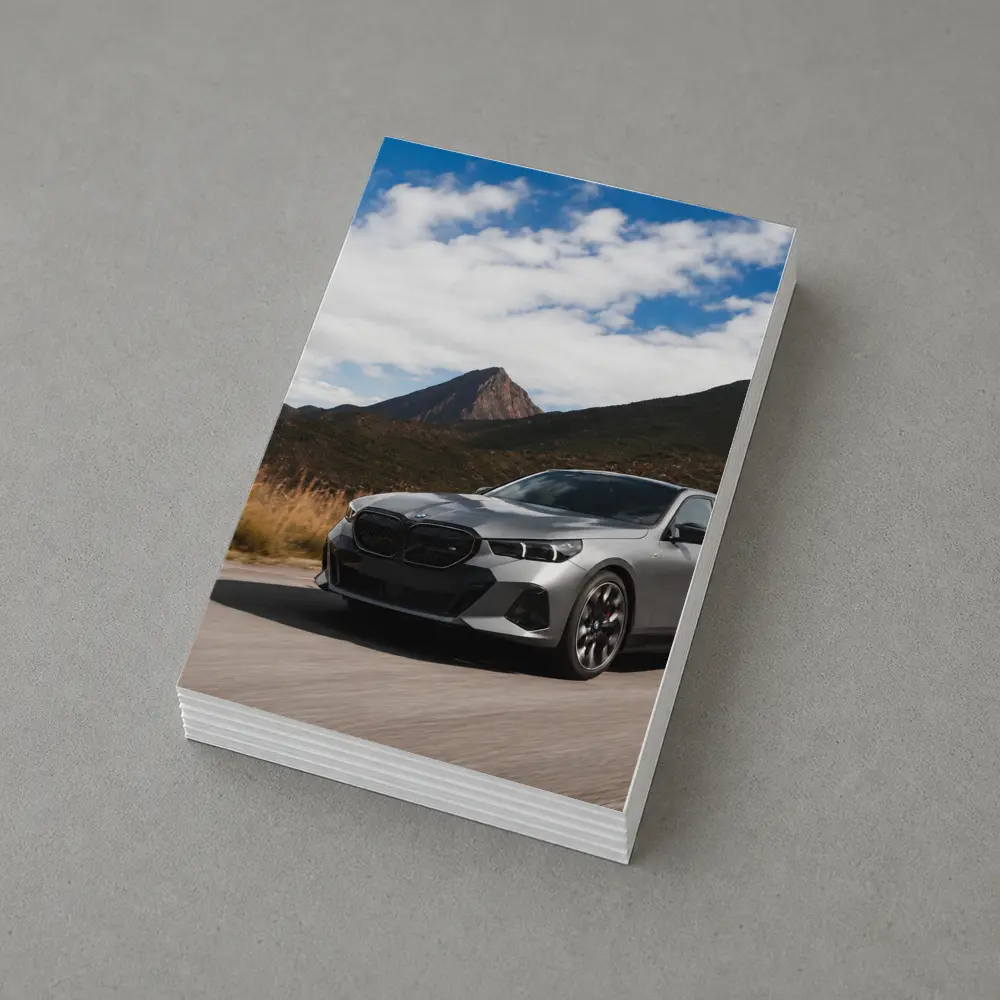 BMW Five Series Touring Mountain Road Drive – Postcards