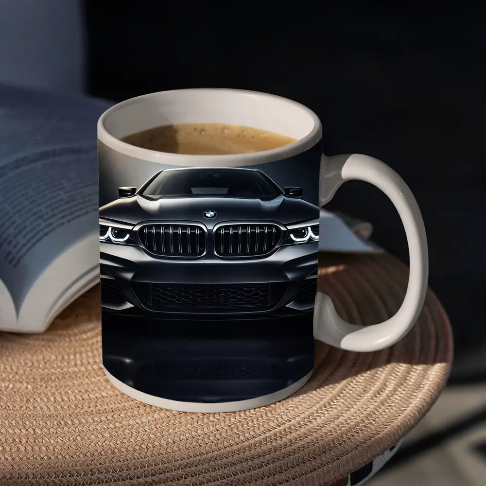 BMW M5 Front View Dark Studio – Mugs