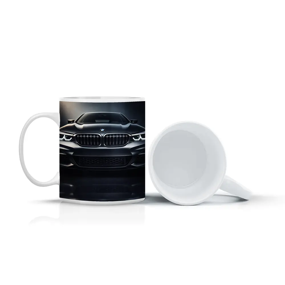BMW M5 Front View Dark Studio – Mugs